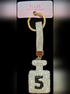 Bling Perfume Bottle Keychain/Bag Charm